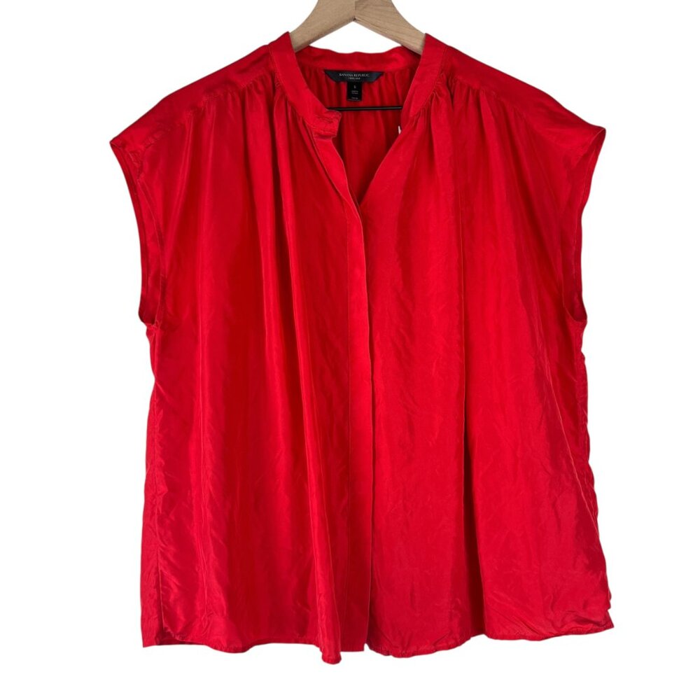 Banana Republic Red Blouse